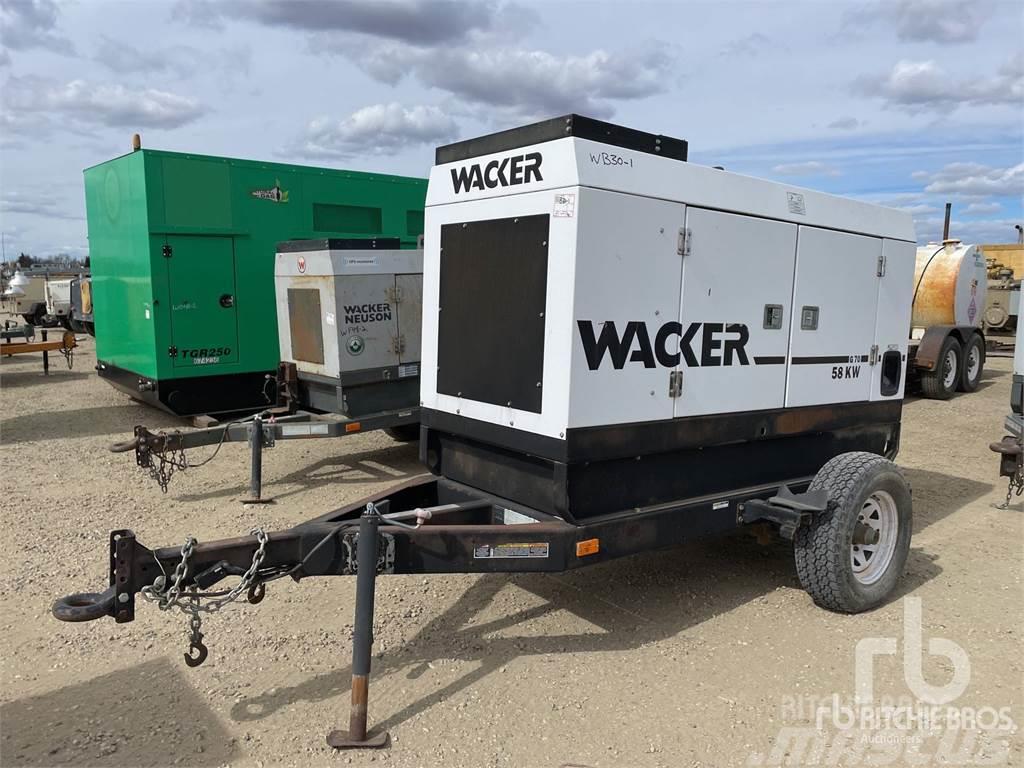 Wacker G70 Dieselgeneratorer