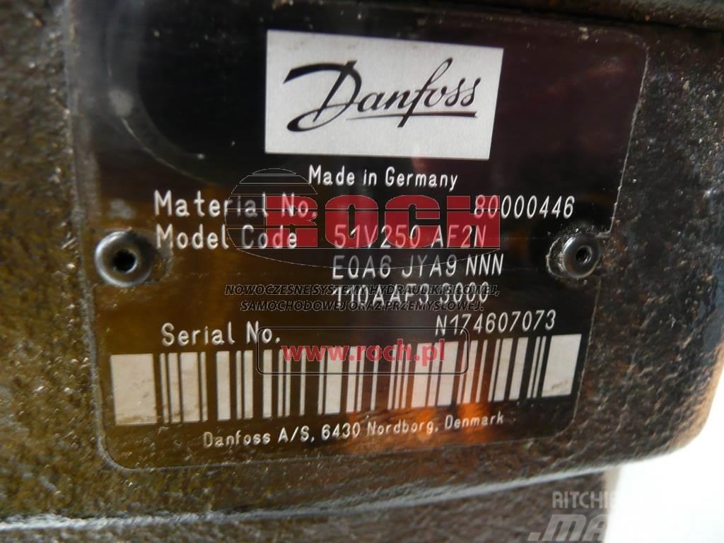 Danfoss 80000446 51V250AF2N E0A6 JYA9 NNN 110AAF3 3000 Motorer