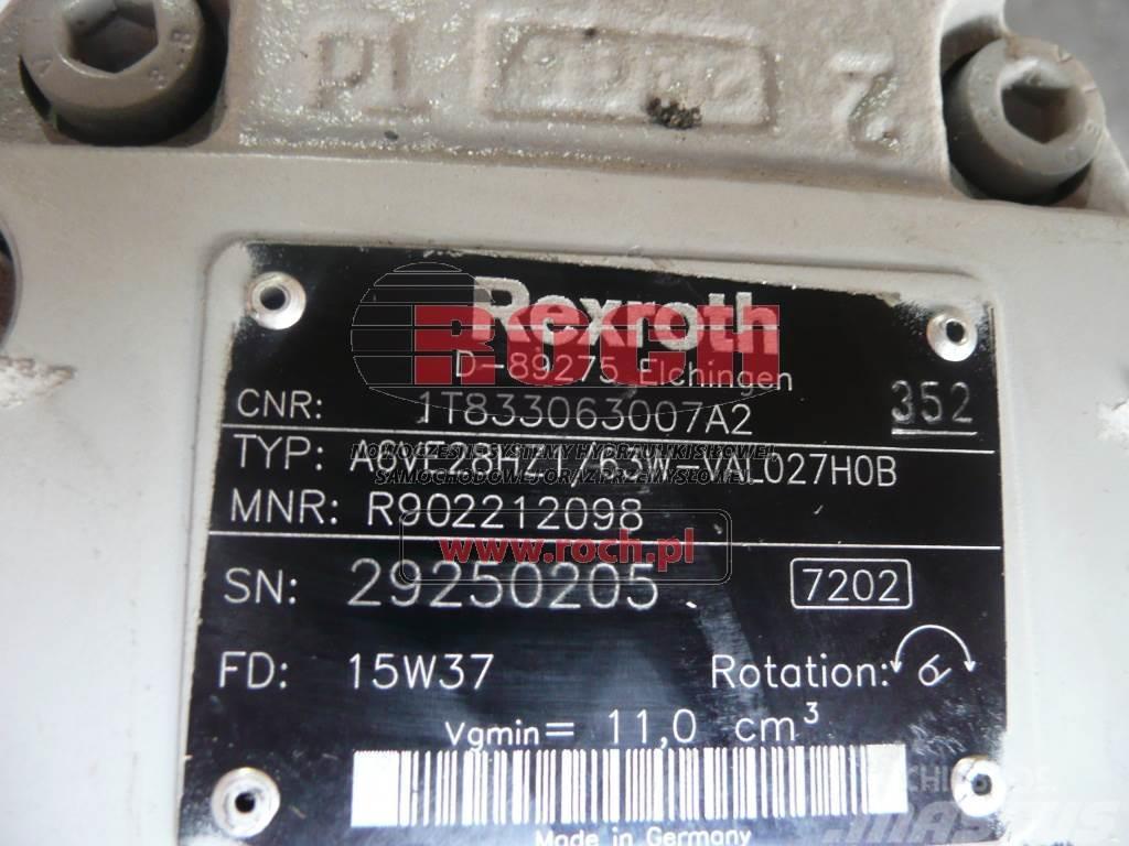 Rexroth + BONFIGLIOLI A6VE28HZ1/63W-VAL027H0B 1T833063007A Motorer
