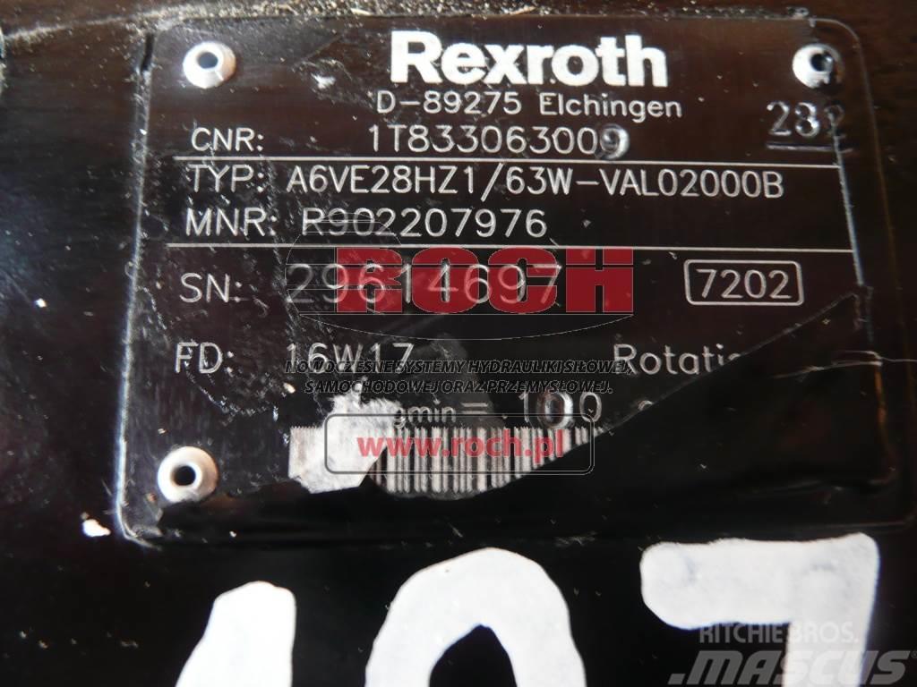 Rexroth + BONFIGLIOLI A6VE28HZ1/63W-VAL02000B R902207976 1 Motorer