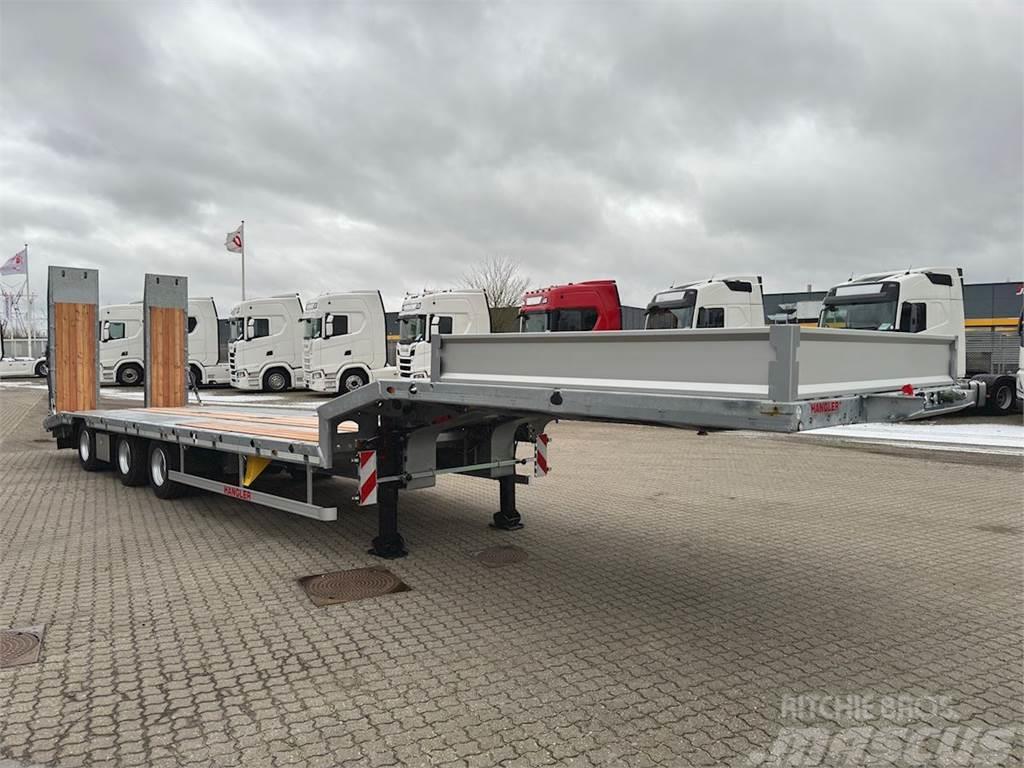 Hangler 3-aks 2,80m ramper Låg lastande semi trailer