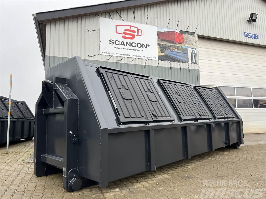  Scancon SL5015 - 5000mm lukket container 15m3 Lastväxlarkrokar