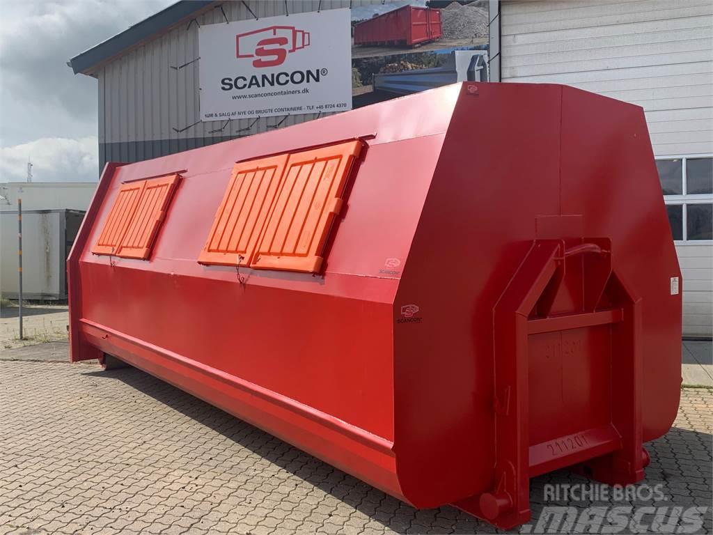 Scancon SL6027 - 5950 mm lukket container 27m3 Lastväxlarkrokar