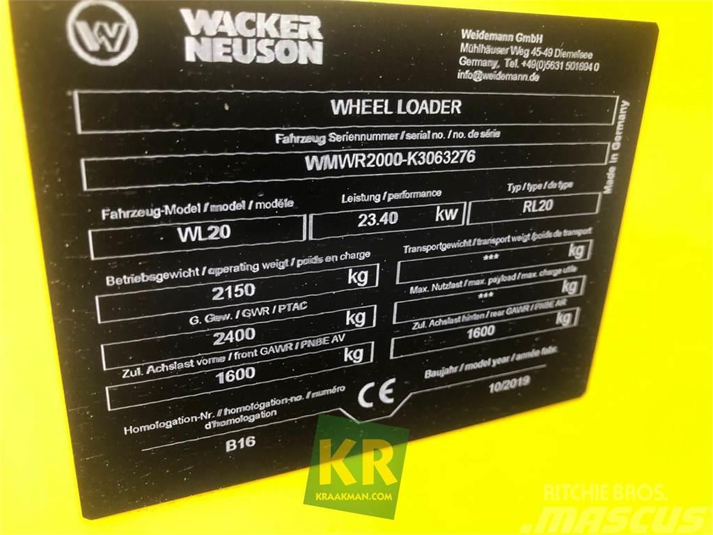 Wacker Neuson WL20 WIELLADER Frontlastare och grävare