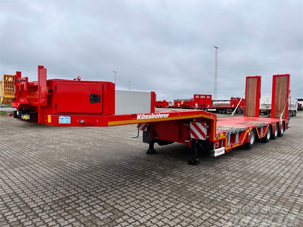 Kässbohrer SLA R4 - Hjulbrønde + udtrækkelig Låg lastande semi trailer