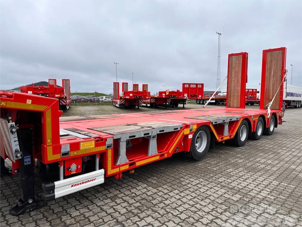 Kässbohrer SLA R4 - Hjulbrønde + udtrækkelig Låg lastande semi trailer