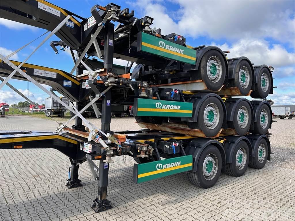 Krone 3 x Multichassis Containertrailer
