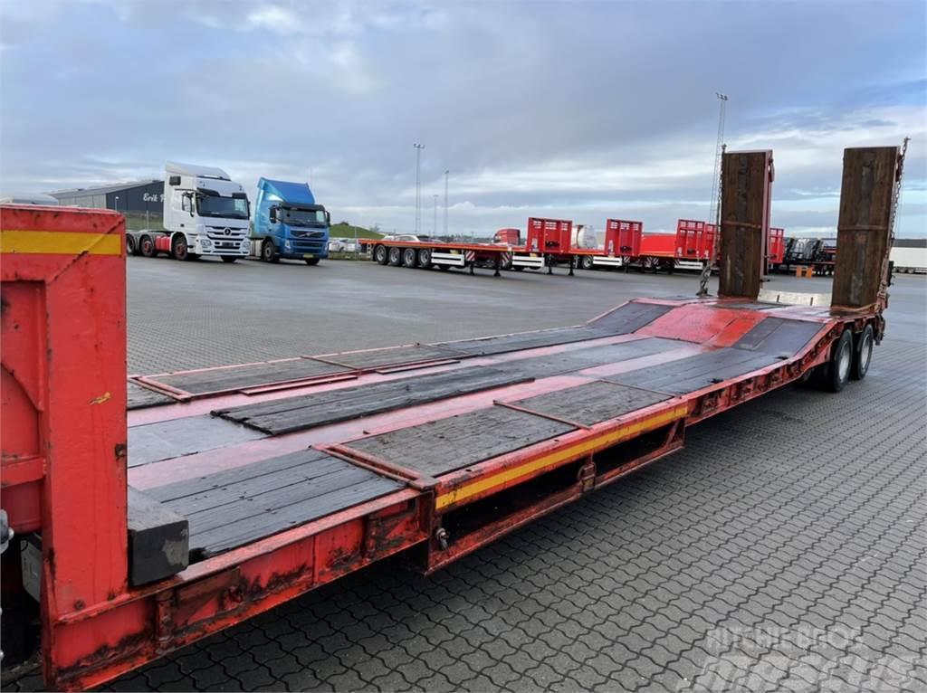 Langendorf Tvangsstyring Låg lastande semi trailer