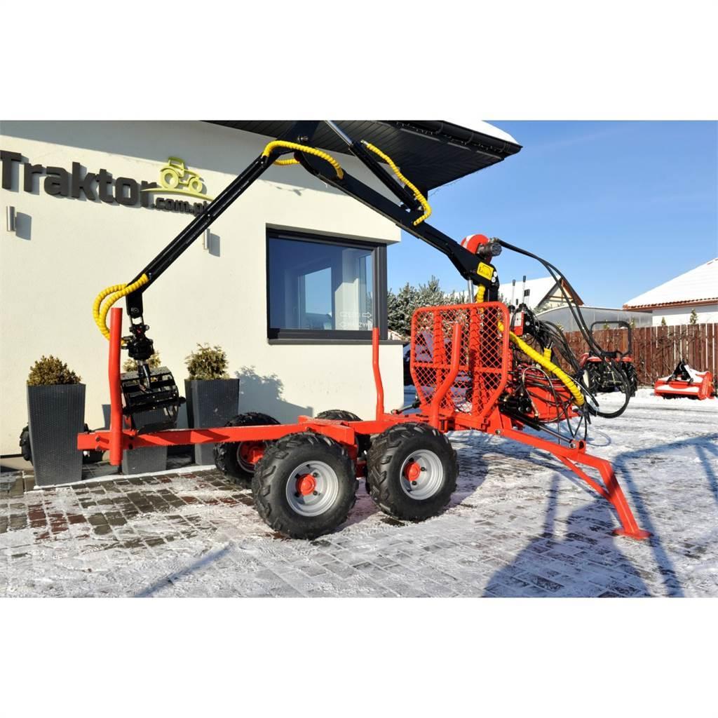  timber trailer with crane, loader lt1500 hds 1.5t  Övriga
