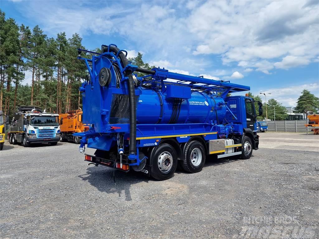 Iveco WUKO MULLER KOMBI FOR CHANNEL CLEANING Slamsugningsbil