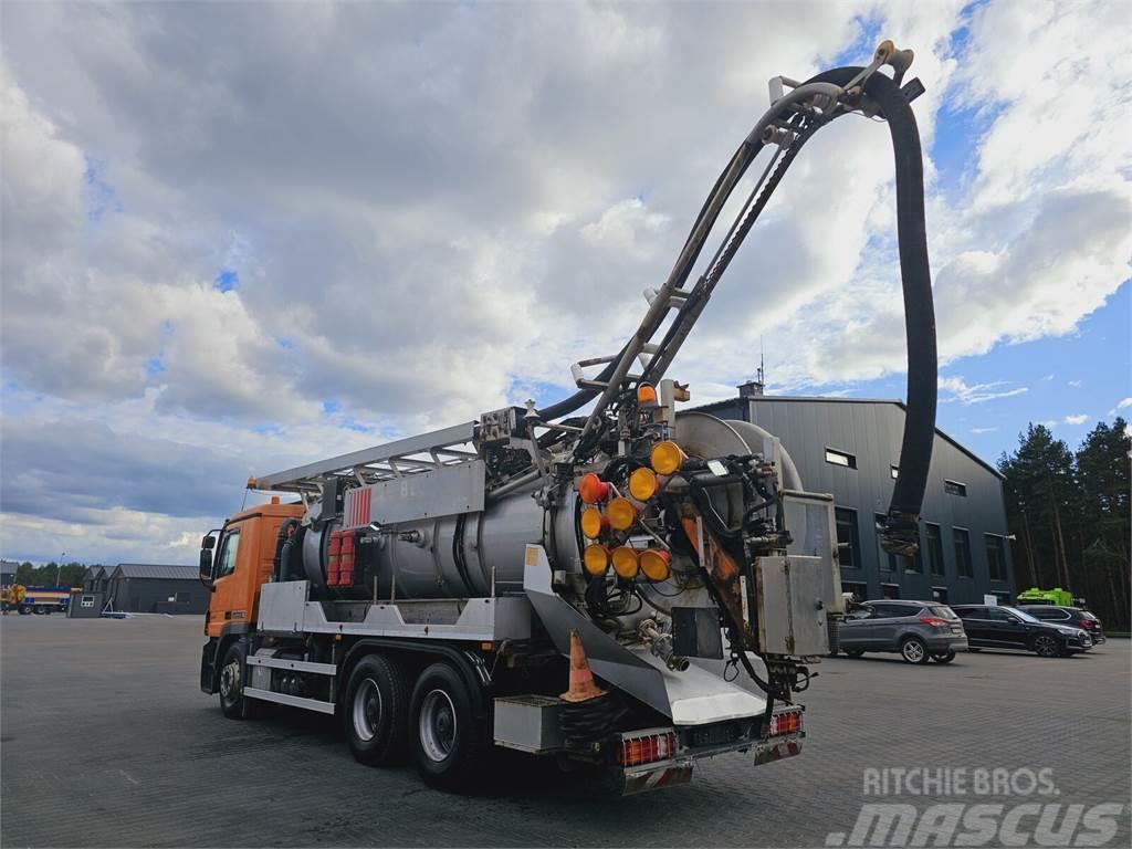 Mercedes-Benz WUKO KROLL COMBI FOR SEWER CLEANING Slamsugningsbil