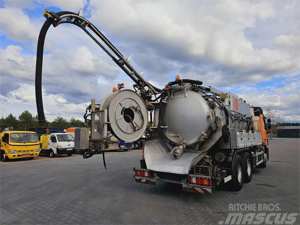 Mercedes-Benz WUKO KROLL COMBI FOR SEWER CLEANING Slamsugningsbil