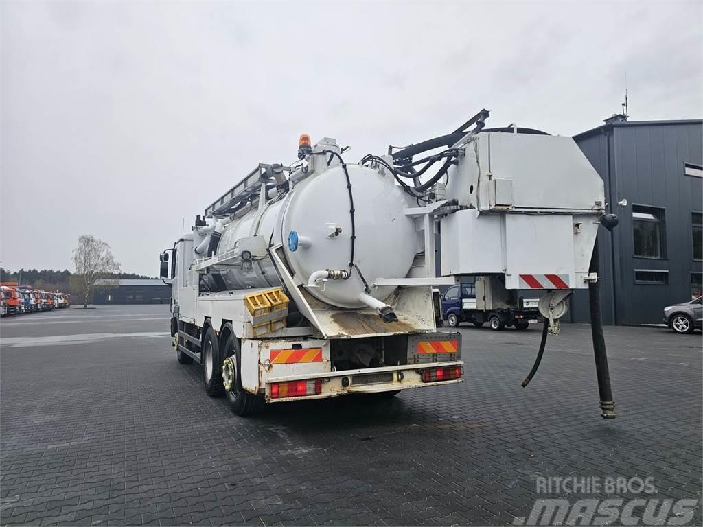Mercedes-Benz WUKO MULLER COMBI FOR SEWER CLEANING Slamsugningsbil
