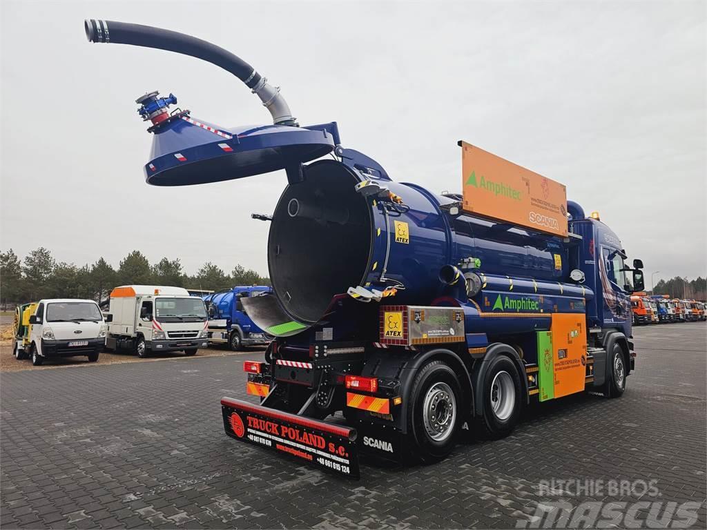 Scania Amphitec VORTEX ATEX EURO 6 vacuum suction loader Slamsugningsbil