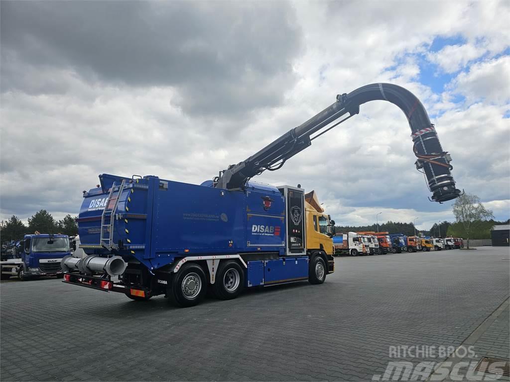 Scania DISAB ENVAC Saugbagger vacuum cleaner excavator su Specialgrävmaskiner