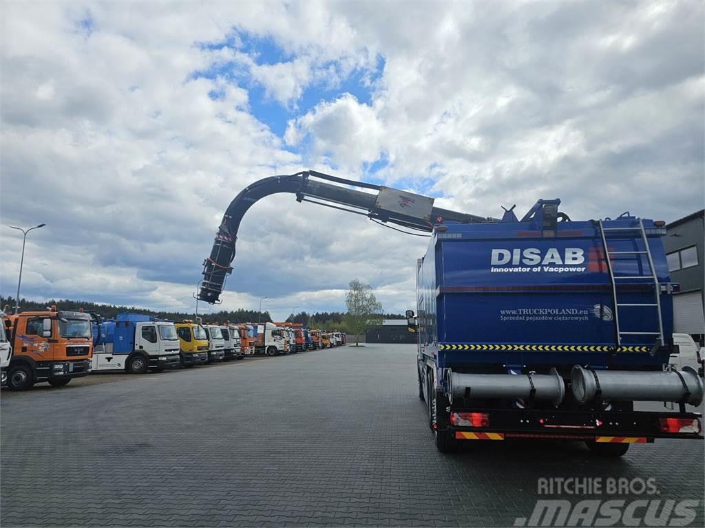 Scania DISAB ENVAC Saugbagger vacuum cleaner excavator su Sopbilar