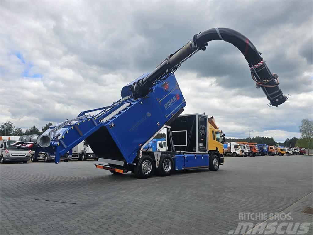 Scania DISAB ENVAC Saugbagger vacuum cleaner excavator su Slamsugningsbil