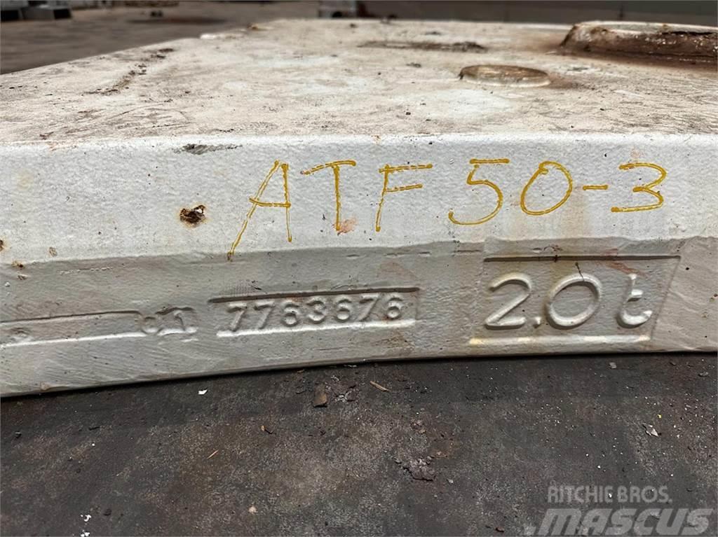 Faun ATF 50-3 counterweight 2 ton Kranar, delar och tillbehör