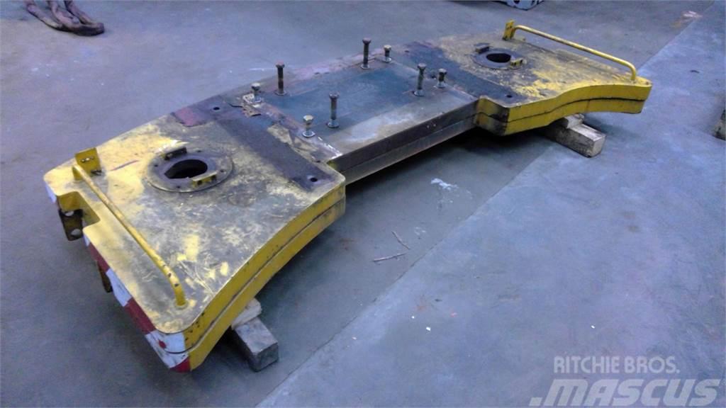 Faun RTF 40-3 Counterweight 1,05 ton Kranar, delar och tillbehör