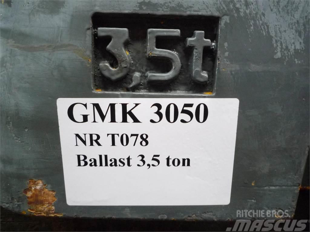 Grove GMK 3050 counterweight 3,5 ton Kranar, delar och tillbehör