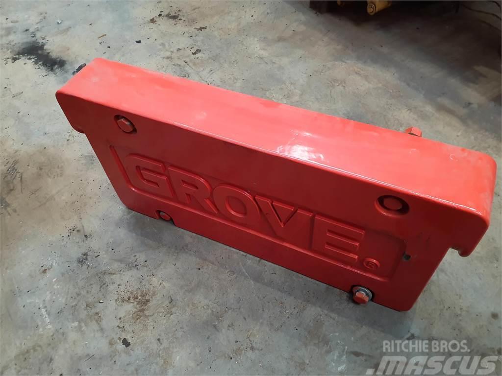 Grove GMK 5130-2 counterweight 1 ton Kranar, delar och tillbehör