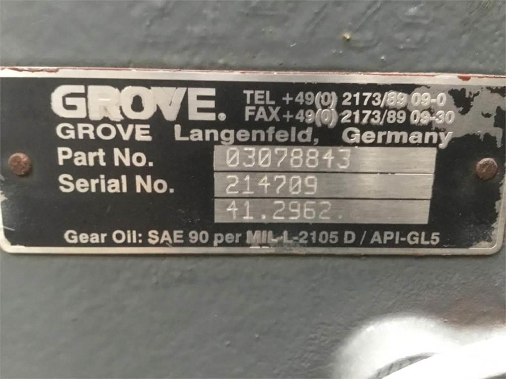 Kessler Grove GMK 3055 diff box axle nr 1 Kranar, delar och tillbehör