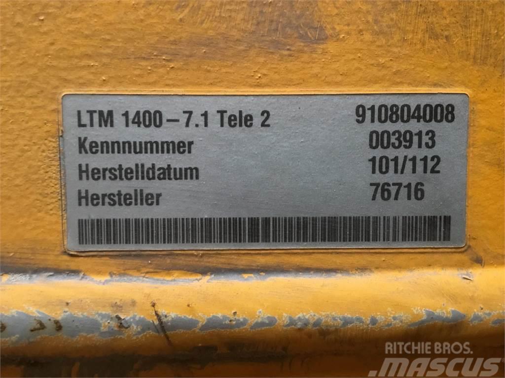 Liebherr LTM 1400-7.1 telescopic section 2 Kranar, delar och tillbehör