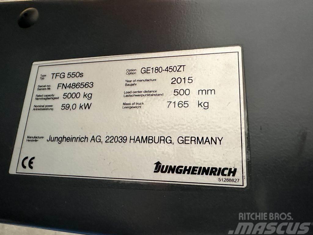 Jungheinrich TFG 550s - nur 1080 Stunden !!! Gasolmotviktstruckar