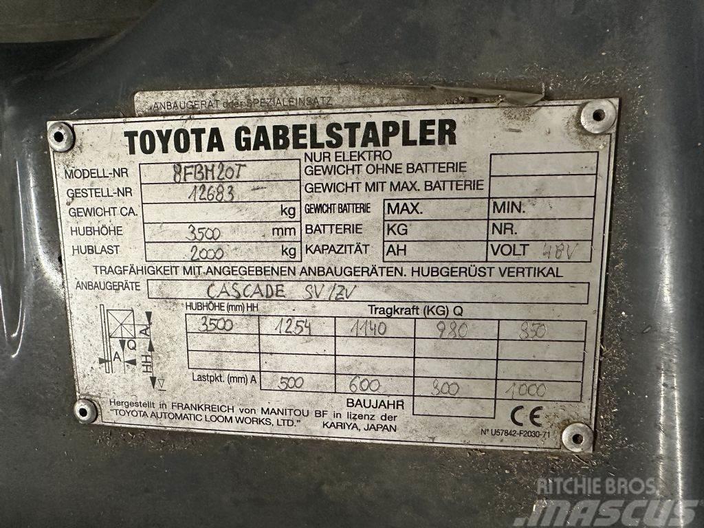 Toyota 8FBM20T - SEITENSCHIEBER - KLAMMER Elmotviktstruckar